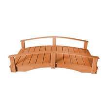 Keystone Amish Co. Pressure Treated Pine Japanese Garden Bridge, 3' x 4', Cedar Stain