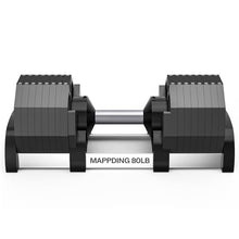 Mappding Adjustable Dumbbell Pair 80 lbs Black-Pair