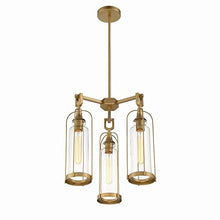 Eurofase Yasmin 3 Light Outdoor Pendant Vintage Style Aged Gold