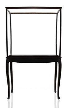 Old Modern Handicrafts Black Pearl Pirate Ship Model with Display Case Multicolor