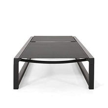 Christopher Knight Home Vivian Outdoor Aluminum Chaise Lounge Set of 2 Black