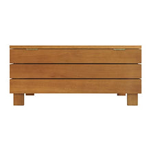 Alaterre Furniture Outdoor Coffee Table, Brown, 32” x 15”