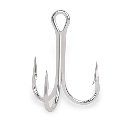 Mustad Treble O'Shaughnessy 3 Extra Strong Hook 1000 Pack Duratin Size 6/0
