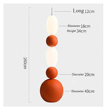 SONGCHAO Reading Light Simple Floor Lamp Bedroom Living Room Sofa Decorative Light Atmosphere Light Vertical Ball Floor Lamp (Without Light Source) Floor Lamps for Living Room