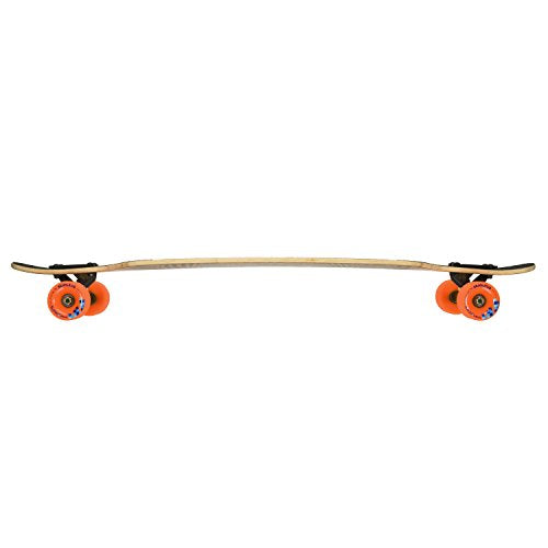 Loaded Boards Tan Tien Bamboo Longboard Skateboard Complete Flex 1 with Orangatang Stimulus Wheels