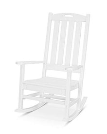 POLYWOOD® Nautical Porch Rocking Chair in White