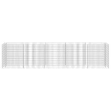 Heofavd Gabion Raised Bed Galvanized Steel 177.2"x19.7"x39.4" Garden Planter for Flowers and Plants, Sturdy Mesh Rock Cage for Outdoor Landscaping and Patio Border Decor