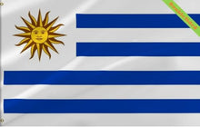 Lyh Double Sided 3ply Uruguay Flag 2X3FT, Uruguayan Flag, Indoor Outdoor Polyester – Double Stitched and UV Resistant Flags,with Vibrant Printing and Sturdy Brass Grommets. (Double, 2X3)