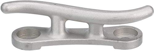 MarineNow Cast Aluminum S Dock Cleat 10" Corrosion Resistant 50-Pack