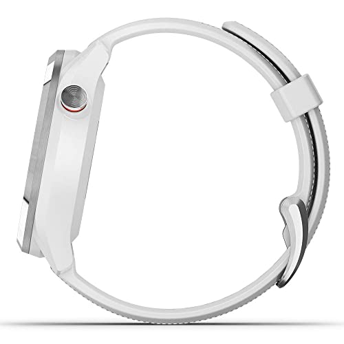 PlayBetter Garmin Approach S42 Golf GPS Watch Silver/White