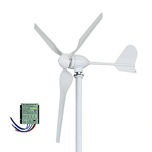 Wind Turbine Generator, Wind Turbine Generator 2000w 48V 24V 12V Wind Mill Wind Generat Kit Free Energy Altern With Mppt Controller For Home Use Wind Generator(With MPPT controller,12V)