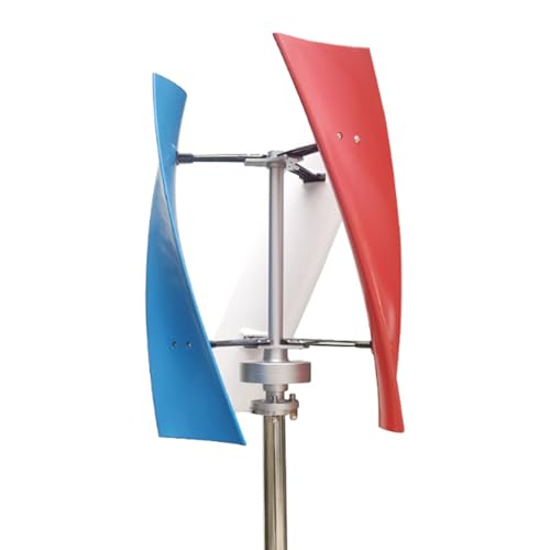 AISINILALAO 12v, 2000W 12V 24V 48V Portable Vertical Wind Power Turbine Generator Kit 3 Blade Wind Generator Kit with Charge Controller for Home Power Supplementation