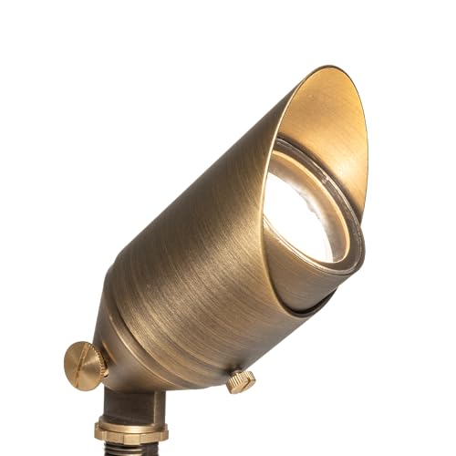 VOLT 20-Pack Top Dog Scotty 12V Cast Brass Outdoor Spotlights with 5W 2700K LED Bulbs Bronze