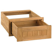 Pacific Teak Cottage 18-Inch Teak Wood Single Access Drawer - UD1-18C