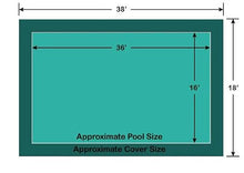 16' x 36' Rectangle Meyco Lite On-Ground Pool Safety Cover