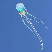 Yingfeida Large 18m LED Jellyfish Kite Blue