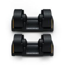 Matrix Fitness DB50 Adjustable Dumbbells 50 lb Black