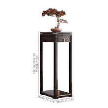 M3b6G8p1 bonsai pot stand Chinese Floor Bonsai Stand with Drawer(Large)