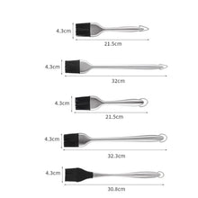 OEKFVCHVZ Stainless Steel Hollow Handle Silicone Brush High-Temperature Resistant Barbecue Oil