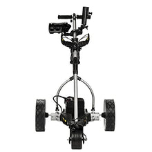 BAT-CADDY ELECTRIC GOLF CADDY X3R Sealed Lead 18-Hole Battery Powered Golf Push Cart Titanium Silver