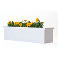 Generic 60 Inch XL Hampton Cleat Mount Window Box White