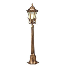 ZQHQYNQDFY Lamp Post Lights Outdoor, Vintage Outdoor Lamp Post Light, IP65 Rainproof Aluminum Garden Street Lantern for Traditional Courtyard Villa Pathway Landscape Lighting