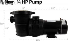 Rx Clear Radiant 16 Inch Above Ground Swimming Pool Sand Filter System