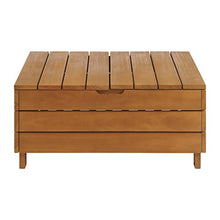 Alaterre Furniture Outdoor Coffee Table, Brown, 32” x 15”
