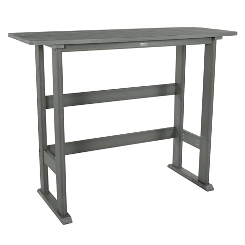 highwood Lehigh Bar Height Balcony Table, Coastal Teak