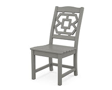Martha Stewart by POLYWOOD® Chinoiserie 7-Piece Parsons Dining Set (Exclusive) in Slate Grey