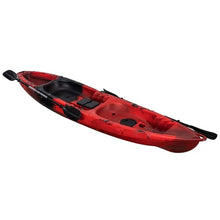Hipicute 13FT Sit-on-Top Fishing Kayak for 2 Adults with Paddle & Comfortable Seat, Reddish Black