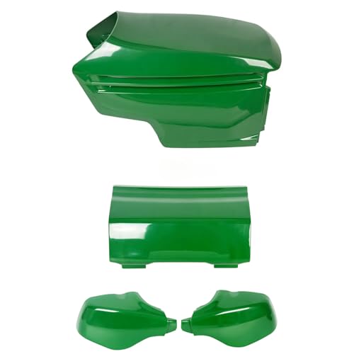 Front Bumper & Lower Upper Hood Kit AM132529 AM132595 Fits 325 335 345 GX255 GX325 Lawn Mower, Replacement for John Deere OEM