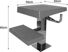 ZXSYYDS Pool Diving Platform, 304 Stainless Steel Diving Board with Anti-Slip Countertop,15° Inclined Professional Diving Platform for Pools Stadium Competition