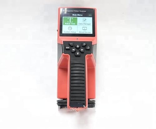 Touch Screen Concrete Steel bar Detector - LCD Display Rechargeable Battery high-Precision Iron Detection Tool - Suitable for Concrete Structure Projects Such as Bridges, Tunnels, Walls, etc