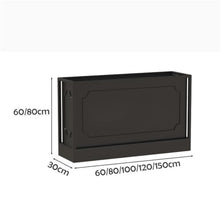 YUHUAWF Garden Bench Planter Box Landscape Flower Bed Planting Trough Planter Box with Bench