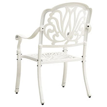 WEHUOSIF 5 Piece Bistro Set,Patio Lounge Set,Outdoor Patio Furniture,Patio Conversation Seat,Porch Furniture,Balcony Chairs,Deck Casual Furniture,for Bistro,Bar,Cafe,Backyard, Cast Aluminum White