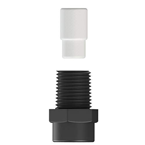 Tefen Plastic Fogger Misting Nozzle with Poly Filter Black 1/8" NPT 3 GPH 1000 Pack