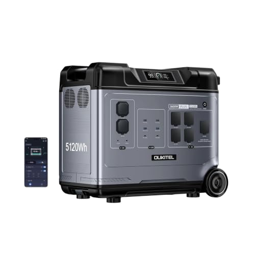 P5000 PLUS Portable Power Station 5120Wh, Solar Generator 3600W(7200W Peak)