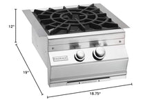 Fire Magic Aurora Built-In Power Burner with Grid, Propane (19-SLB2P-0)