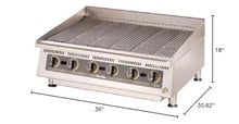 Star Mfg. Ultra-Max 36" Lava Rock Gas Char-Broiler