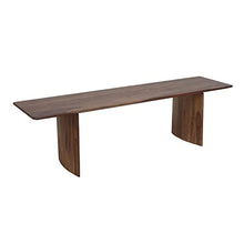 A&B Home AB-48412 70.9" L Rectangle Natural Sheesham Wood Indoor Dining Table, Brown