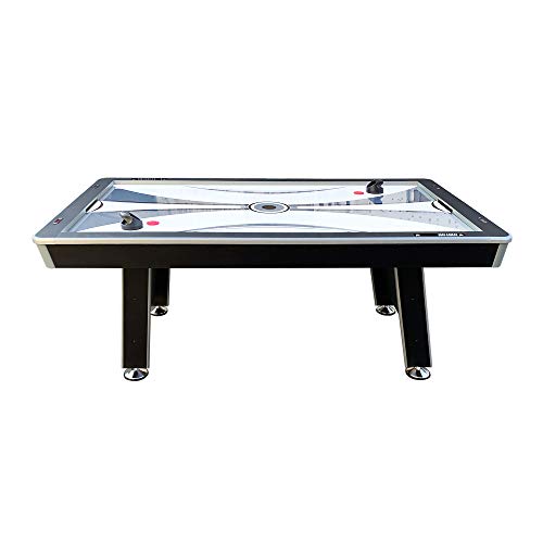 PUCK Apollo 7-Foot Air Hockey Table White