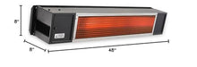 Model S34 Patio Heater Finish/Fuel Source: Black/Natural Gas