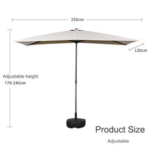 Outdoor umbrellas for patio,Retractable awning,Patio umbrella with base included,Adjustable Pergola Shade Cover,Waterproof,Patio Awning Sunshade Shelter, for Backyard,Garden,Porch,Deck ( Color : Khaki
