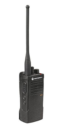 Motorola Solutions RDU4100 Two Way Radio Walkie Talkies 6 Pack with Speaker Mics and Charger Black