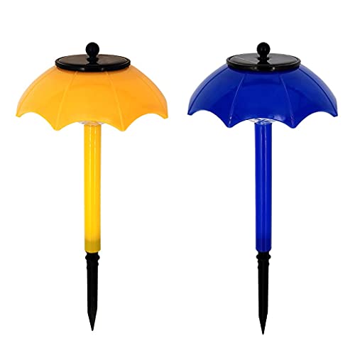Garden Lights Umbrella Led Light Outdoor Waterproof Sunlight Garden Decoration Street Lights Powered Lawn Lamp