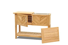 WholesaleTeak Grade A Teak Wood Outdoor Patio Ventura Teak Console Table #13VeCn