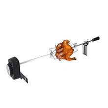 TYXFSMYXGS Portable Stainless Steel Whole Lamb Rotisserie Grill – Manual & Electric BBQ Spit Roaster, Adjustable 45W Motor, Outdoor Camping Grill for Whole Pig, Chicken, Beef