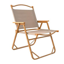 POLGDW Blue Folding Patio Dining Chairs, Small Metal Outdoor Sling Chairs, Patio Furniture Camping Beach Chair Folding Chairs for Lawn, Garden, Deck, Backyard (Color : /Khaki)