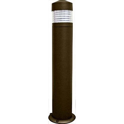 Dabmar Lighting D471-BZ Powder Coated Cast Aluminum Bollard, Bronze